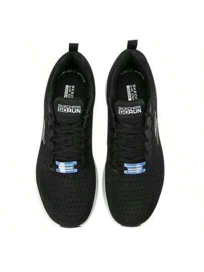 Skechers حذاء GO RUN CONSISTENT للرجال، خفيف الوزن، قابل للتنفس، كاجوال، حذاء جري 220375-BKW