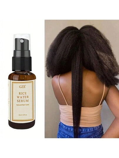 مرطب طبيعي للشعر برذاذ أساس الأرز الكثيف، خلاصة ماء الأرز المرطبة، مسكن للشعر للرجال والنساء، تكثيف وترطيب وتنعيم البنية العميقة للشعر