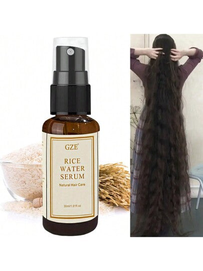 مرطب طبيعي للشعر برذاذ أساس الأرز الكثيف، خلاصة ماء الأرز المرطبة، مسكن للشعر للرجال والنساء، تكثيف وترطيب وتنعيم البنية العميقة للشعر