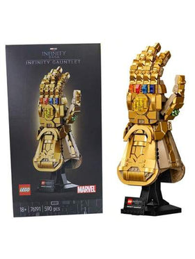 LEGO 76191 سلسلة أبطال خارقين قفاز اللانهاية 76223 لعبة كتل بناء هدية عيد الأطفال