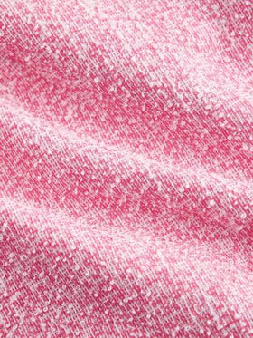 SHEIN MOD جمبسوت قصيرة وردية تحمل أزرار درر بياقة على شكل حرف V بدون أكمام