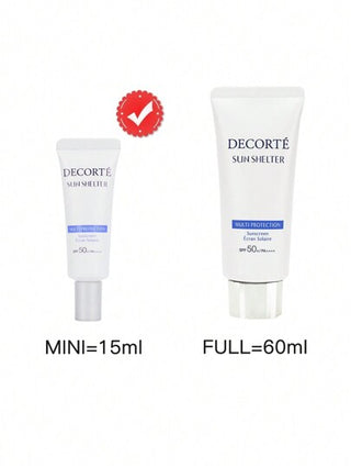 DECORTÉ مينياتير DECORTE واقي الشمس متعدد الحماية 15مل SPF50+/PA++++ الإصدارة القياسية