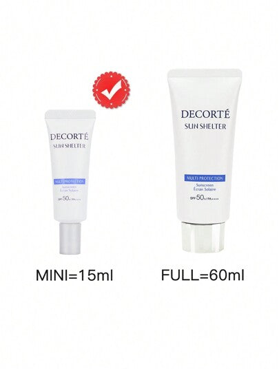 DECORTÉ مينياتير DECORTE واقي الشمس متعدد الحماية 15مل SPF50+/PA++++ الإصدارة القياسية