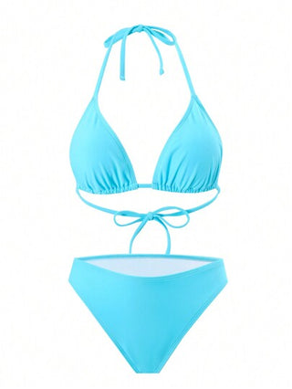Swim Oasis مجموعة بحر مكونة من 3 قطع مطبوعة بنقش الزهور والألوان الصلبة ، ملابس سباحة للنساء عالية الجودة للنحافة وحفلات الربيع والعطلات البحرية