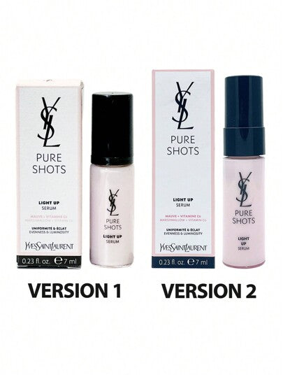 Yves Saint Laurent سيروم YVES SAINT LAURENT / YSL [ميني] PURE SHOTS LIGHT UP ذو حجم 7 مل - سيروم مضيء يفتح ويحسن لون البشرة فورًا. مفتح، خالٍ من البارابين والكبريتات، خفيف الوزن.
