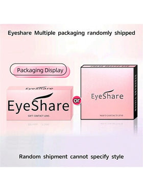 EYESHARE NEW 1 Pair Colored Contact Lenses For Eyes Blue Eye Makeup Lenses 14.5 Mm Yearly Use Cosmetic Contact Lenses Halloween Costume Cosplayramadan collection