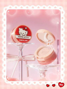 Hello Kitty｜SHEGLAM المجموعة الكاملة علامة تجارية جمال مكياج ميكب مستحضرات تجميل للنساء الفتيات مثالي لفصل الشتاء الربيع مثالي ل- Y2K أزياء أنيقة رمضان هدية حفلة جاهز أفضل لون