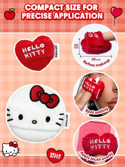 Hello Kitty｜SHEGLAM المجموعة الكاملة علامة تجارية جمال مكياج ميكب مستحضرات تجميل للنساء الفتيات مثالي لفصل الشتاء الربيع مثالي ل- Y2K أزياء أنيقة رمضان هدية حفلة جاهز أفضل لون