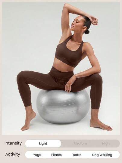 GLOWMODE حمالة صدر رياضية مع أشرطة متقاطعة من FeatherFit™
