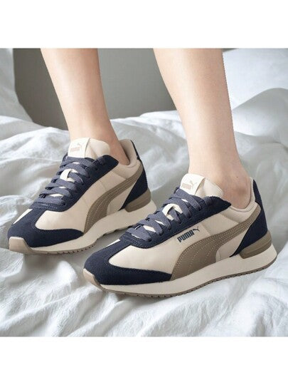 Puma أحذية رجالية ونسائية، أحذية للأزواج، أحذية جري للأزواج، أحذية كاجوال من سلسلة R78، أحذية رياضية خفيفة الوزن ومريحة