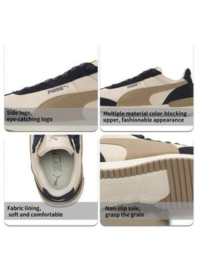 Puma أحذية رجالية ونسائية، أحذية للأزواج، أحذية جري للأزواج، أحذية كاجوال من سلسلة R78، أحذية رياضية خفيفة الوزن ومريحة