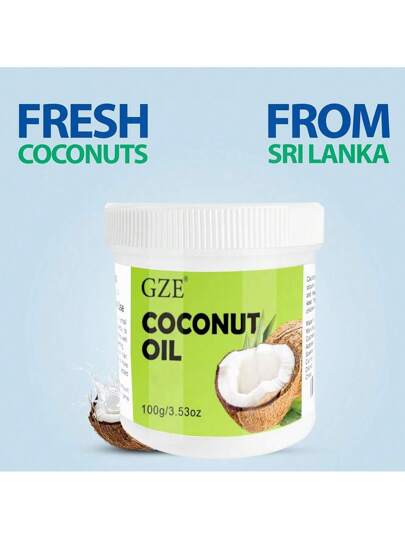 زيت جوز الهند العضوي الصرف 100٪ طبيعي وصلب، مستخلص بالضغط البارد بكر، زيت حامل Cocos Nucifera، مكرر للعناية بالبشرة والشعر والأظافر والتدليك، ناعم ومرطب