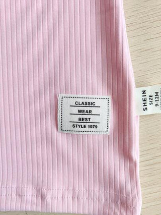 SHEIN فستان أميرة من شبكة مع طبعات نيون خضراء وعيون كبيرة بطابع أنيمي للبنت الصغيرة عمر 0-3 سنوات للاستخدام اليومي والعفوي