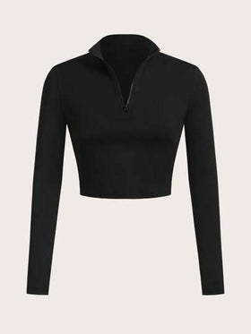 SHEIN Essnce ملابس كاجوال صيفية للنساء ذوات الحجم الكبير، طقم ملابس للنوم والرياضة للنساء، بنطلون جوجر للنساء، طقم ملابس علوية أكمام طويلة رقبة عالية مع سترة سحاب وسترة خفيفة وبنطلون ضيق، طقم ملابس رياضية للنساء 3 قطع
