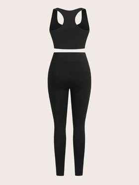 SHEIN Essnce ملابس كاجوال صيفية للنساء ذوات الحجم الكبير، طقم ملابس للنوم والرياضة للنساء، بنطلون جوجر للنساء، طقم ملابس علوية أكمام طويلة رقبة عالية مع سترة سحاب وسترة خفيفة وبنطلون ضيق، طقم ملابس رياضية للنساء 3 قطع