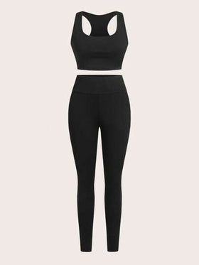 SHEIN Essnce ملابس كاجوال صيفية للنساء ذوات الحجم الكبير، طقم ملابس للنوم والرياضة للنساء، بنطلون جوجر للنساء، طقم ملابس علوية أكمام طويلة رقبة عالية مع سترة سحاب وسترة خفيفة وبنطلون ضيق، طقم ملابس رياضية للنساء 3 قطع