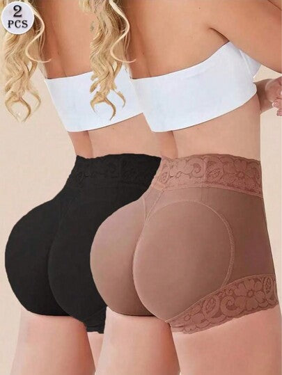 طقم تانكيني حريمي 2 طقم ملابس تحكم في منطقة البطن للنساء بتصميم لاصق وضد الانزلاق، سراويل ضغط استرداد ما بعد الولادة للنساء مع التحكم في البطن والرفع، مناسبة لاستخدامات متعددة مثل الارتداء اليومي