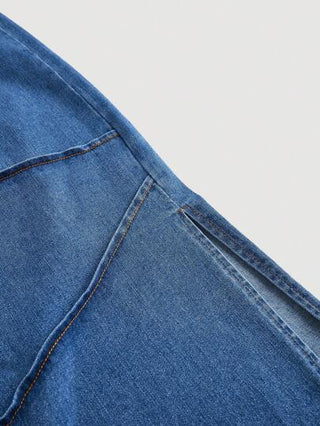 MOD تنورة جينز كاجوال للنساء، تنورة جينز للنساء للاستعمال اليومي الأنيق