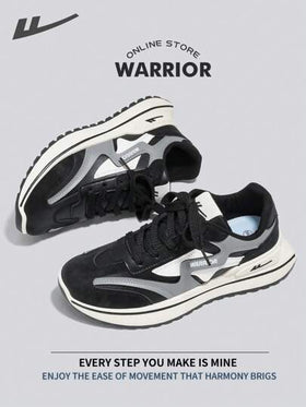 WARRIOR أحذية رياضية قابلة للتنفس للرجال، خفيفة الوزن ومريحة، ذات تصميم متواضع وعصري، مناسبة للارتداء طوال العام، مقاومة للتآكل والارتداء اليومي، أحذية تدريب وركض