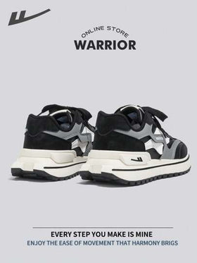 WARRIOR أحذية رياضية قابلة للتنفس للرجال، خفيفة الوزن ومريحة، ذات تصميم متواضع وعصري، مناسبة للارتداء طوال العام، مقاومة للتآكل والارتداء اليومي، أحذية تدريب وركض