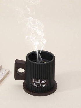 موقد العطور/مصباح العطر الأنيق/موقد عطور عربي محفور فارغ، مناسب لمكتب المنزل