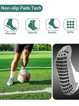 4 أزواج من جوارب رياضية للشباب، جوارب كرة قدم للأطفال، جوارب كرة قدم وجوارب لياقة بدنية للشباب، مناسبة للتدريب و الخارج، متينة مناسبة للأولاد والبنات من 8 إلى 12 سنة
