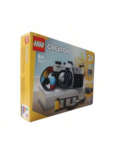 LEGO 31147 الخالق 3 في 1 الرجعية كاميرا, الرجعية كاميرا فيديو أودر الرجعية فرنسيهير