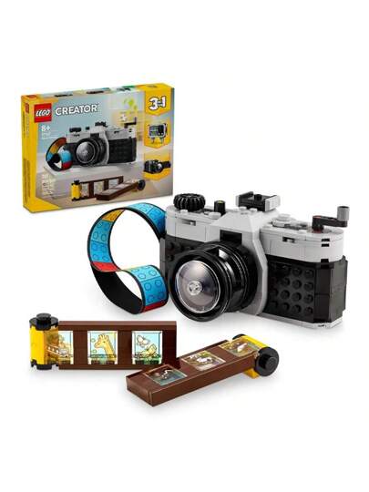 LEGO 31147 الخالق 3 في 1 الرجعية كاميرا, الرجعية كاميرا فيديو أودر الرجعية فرنسيهير
