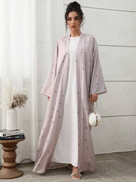 Yasmyna عباءة عربية نسائية كاجوال، طراز بسيط للاستخدام اليومي