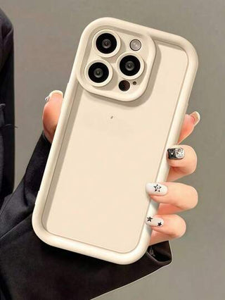 3 قطع أغطية هواتف كاملة التغطية مقاومة للصدمات من مادة TPU بألوان سادة متوافقة مع iPhone 16، 15، 14، 13، 12، 11 برو ماكس، السلسلة