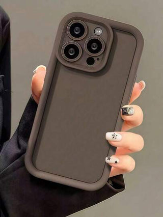 3 قطع أغطية هواتف كاملة التغطية مقاومة للصدمات من مادة TPU بألوان سادة متوافقة مع iPhone 16، 15، 14، 13، 12، 11 برو ماكس، السلسلة