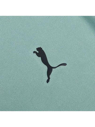 Puma ملابس رياضية رجالية ، تيشيرت قصير الأكمام بياقة طاقم تنفس قطني مريح للركض واللياقة البدنية 527344-30