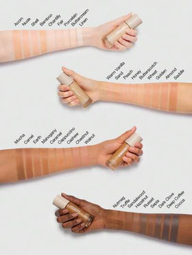 SHEGLAM كريم أساس مرطب من Skinfinite-عينة من كريم الأساس المرطب الخالي من العيوب-تغطية غير مرئية لإخفاء المسام-كريم أساس سائل خفيف الوزن طبيعي ناعم غير دهني--كريم أساس الشتاء علامة تجارية جمال مكياج ميكب مستحضرات تجميل للنساء الفتيات مثالي لفصل الشتاء الر