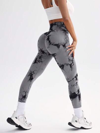 SHEIN Core Rhythm سروال رياضي نسائي مرن وناعم للرياضة واليوغا