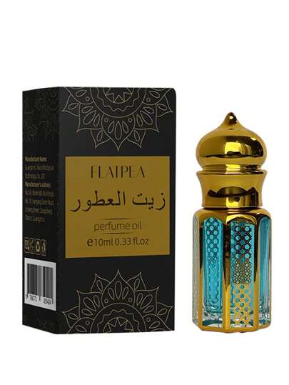 زيت عطر العود المصري 10مل ، زيت عطر شوكولاتة وفتات ، زيت عطر كولونيا أزرق عودي ، عطر متعدد الجنسين، عطر طويل الأمد، زجاجة صغيرة محمولة مطلية بورق ذهبي فاخر