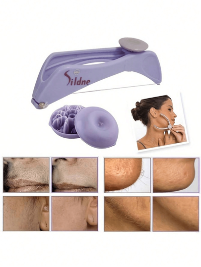 قطعة واحدة من إزالة الشعر الكهربائية للنساء، آلة إزالة الشعر الوجه والحواجب بنظام الخيط، أدة تجميل للوجه والنظافة الذاتية
