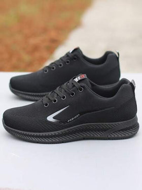 أحذية رياضية رجالية خفيفة الوزن وغير انزلاقية لعام 2025، مزودة بنعل ناعم وملائم للاستخدام اليومي، مربوطة بأربطة، عصرية، تناسب فصلي الربيع والصيف