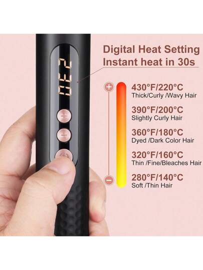 أداة تجعيد الشعر متعددة الوظائف 5 في 1 بشاشة LCD مزودة بإمكانية ضبط درجة الحرارة متعددة الأوضاع، مع أسطوانات وأنابيب تسخين قابلة للتبديل في أقطار 38 مم، 32 مم، 25 مم، 13 مم، 9 مم