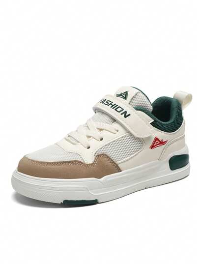 أحذية رياضية خفيفة منسدلة للشباب للمراهقين البنين ، أحذية مدرسية بألوان سادة مع خطاف وحلقة قابلة للتعديل، مناسبة للارتداء اليومي، أحذية رياضية ملونة للربيع والخريف