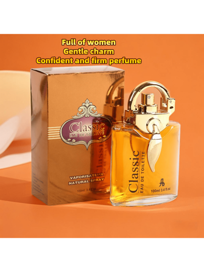 100 مل عطر، عطر طويل الأمد، مزيج من رائحة الزهور والبرتقال، يبرز الرقة والسحر والثقة الأنثوية، مناسب للاستخدام اليومي في العمل والأعمال والمناسبات الاجتماعية