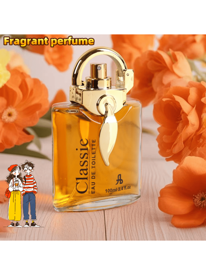 100مل عطر معطر، ذو رائحة زهور ومندولين دائمة، مليئة بالنعومة الأنثوية والأناقة والثقة بالنفس، عطر قوي مناسب للاستخدام اليومي في العمل والأعمال والمناسبات