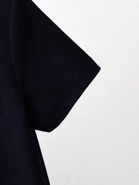 SHEIN تي شيرت كاجوال برقبة مستديرة وأكمام قصيرة للفتى مطبوع عليه طباعة خطوط باريس