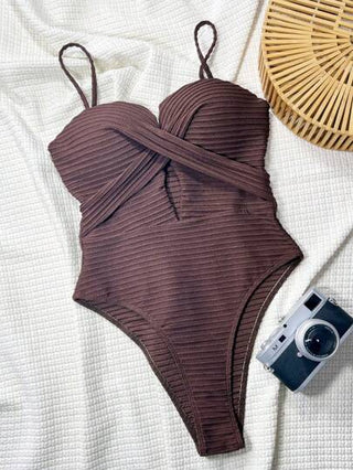 مايوه حريمي قطعة واحدة Swim SXY ملابس النساء لشاطئ الربيع المثير مايوه وحدة قابلة للارتداء وبدون سلك مسنود