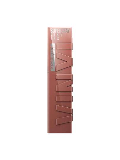 Maybelline غلوس الشفاه الحبر الفينيلي الثابت، بانشي، أحمر شفاه طويل الأمد، غلوس شفاه مقاوم للانتقال، مايبيلين، 0.14 أونصة/4.2 مل - غلوس الشفاه، طويل الأمد، مقاوم للانتقال، أحمر شفاه، مكياج، مكياج الصيف
