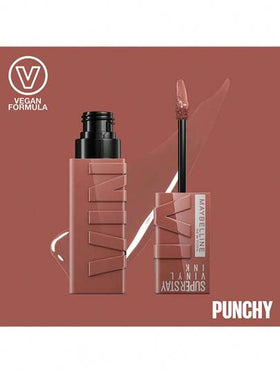 Maybelline غلوس الشفاه الحبر الفينيلي الثابت، بانشي، أحمر شفاه طويل الأمد، غلوس شفاه مقاوم للانتقال، مايبيلين، 0.14 أونصة/4.2 مل - غلوس الشفاه، طويل الأمد، مقاوم للانتقال، أحمر شفاه، مكياج، مكياج الصيف