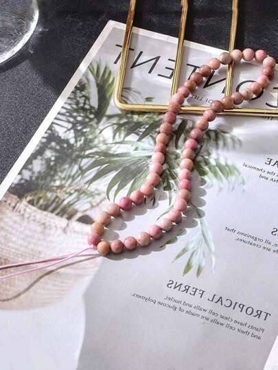 1 قطعة سلسلة هاتف على شكل حجر، حزام هاتف متعدد الألوان عصري مانع للضياع، حبل معلق للحقيبة الظهر، سلسلة هاتف للنساء، هدايا لعيد الأم، العائلة، الأصدقاء، عيد الميلاد، إكسسوار هاتف
