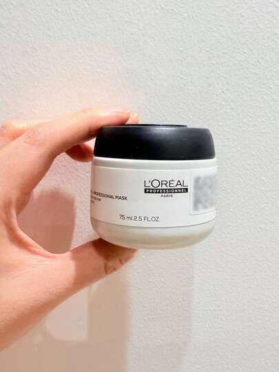 L'Oreal [ميني] قناع الشعر المهني المعدني DX 75مل | رعاية مغذية عميقة | يحمي لون الشعر، يمنع التلف، يغذي الشعر | مناسب للشعر الجاف والتالف | خالي من الكبريتات [تغليف عشوائي (2 أنماط)]