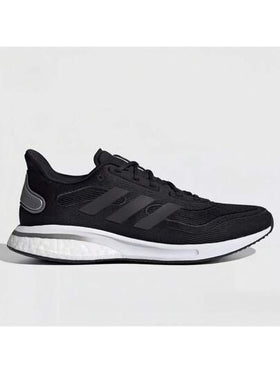 Adidas أحذية رياضية للجري سهلة الارتداء مريحة وقوية ذات رباط، ماصة للصدمات ومانعة للانزلاق