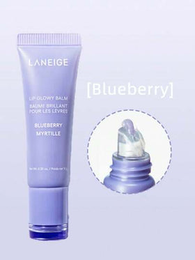 Laneige بلسم كوري 10جم للشفاه، شفاف ومرطب وخفيف الوزن ، مرمم ومحمر بزبدة الشيا لتغذية الشفاة الجافة، مكياج كوري، توت أزرق