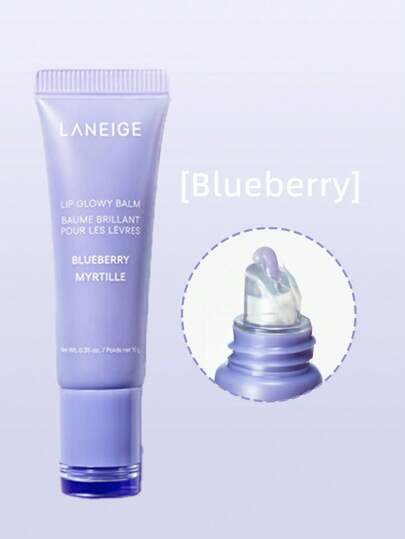 Laneige بلسم كوري 10جم للشفاه، شفاف ومرطب وخفيف الوزن ، مرمم ومحمر بزبدة الشيا لتغذية الشفاة الجافة، مكياج كوري، توت أزرق